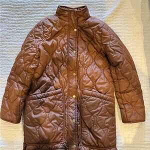 JCrew Women's Quilted Brown Jacket